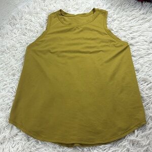 Lululemon High-Neck Running and Training Tank Top Auric Gold